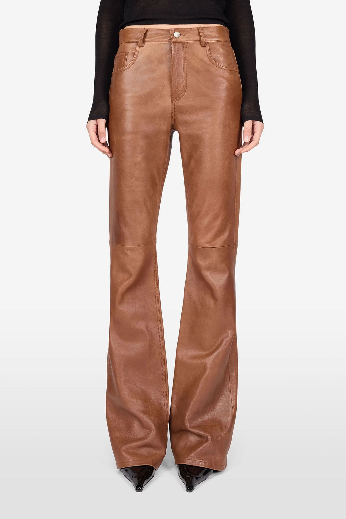 Bukser | Flora Silky Leather