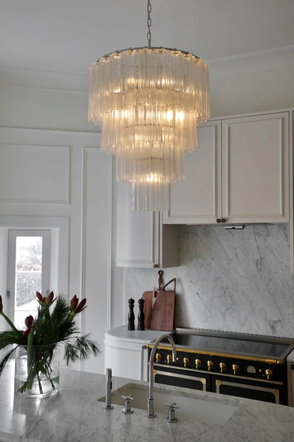 Fontaine Chandelier L Clear Lamper