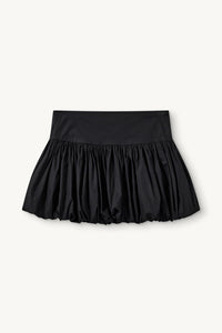 Cyprus Balloon Mini Skirt Black Skjørt