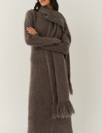 Roma Dress Grey Melange Kjoler