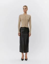 Niki - Leather Contemporary Skirt Skjørt