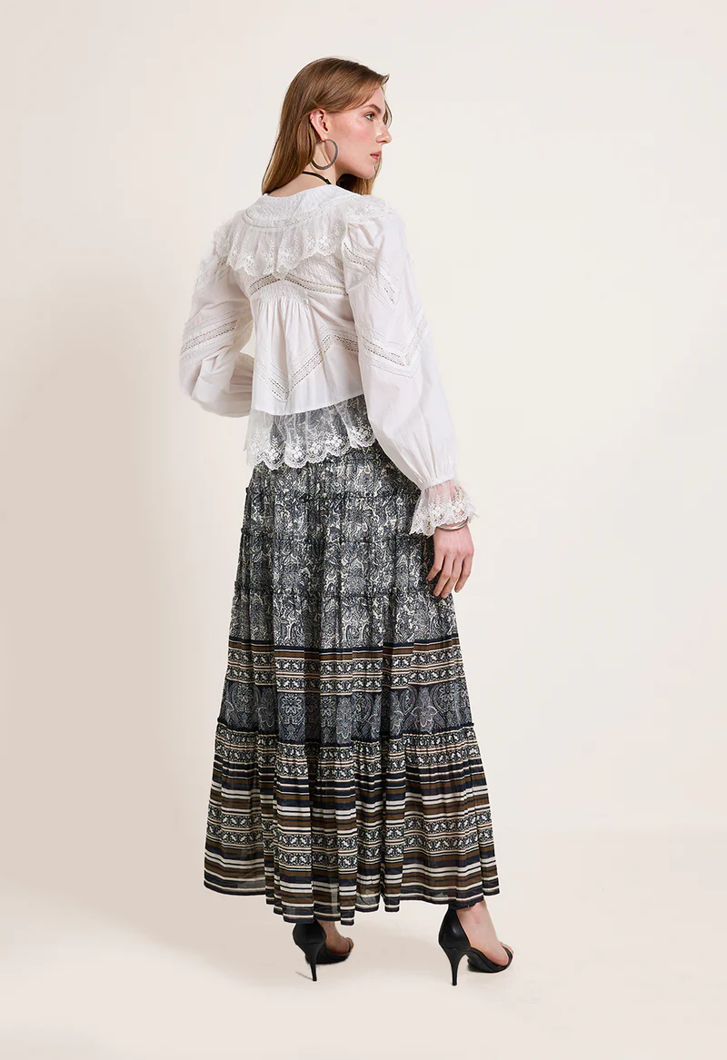 Rosalia Top Simply White Bluser
