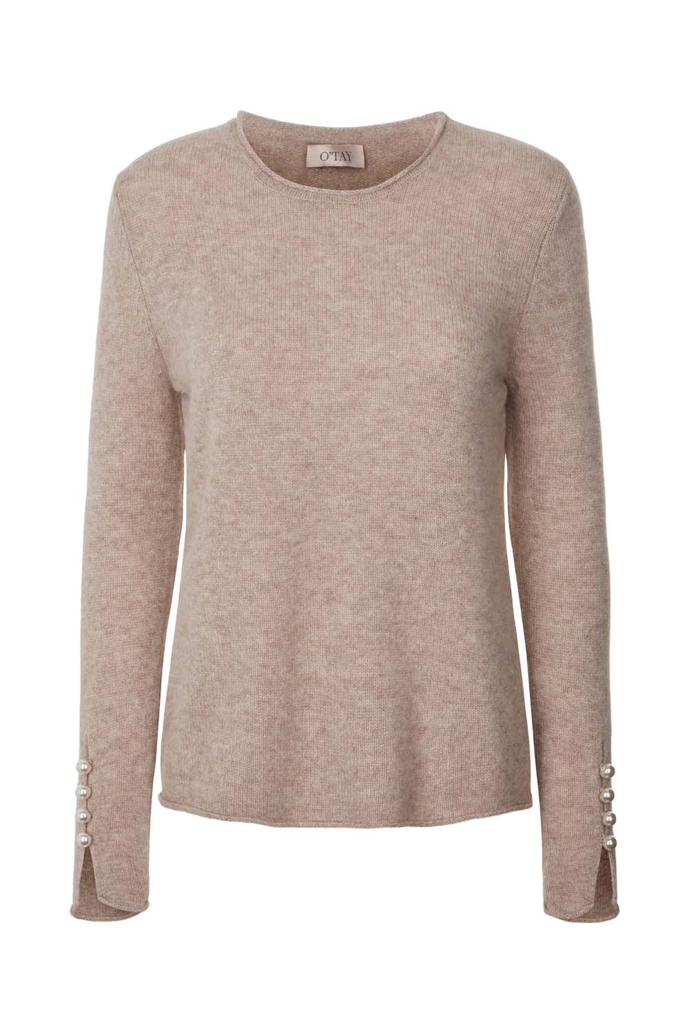 Abbelone Sweater Sand Gensere