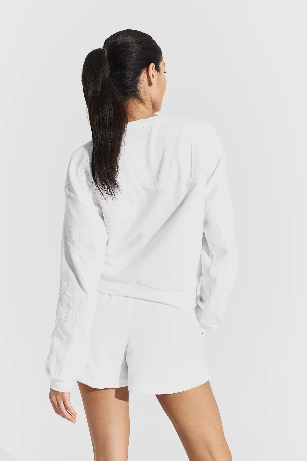 Gensere | Terry Logo Sweatshirt White