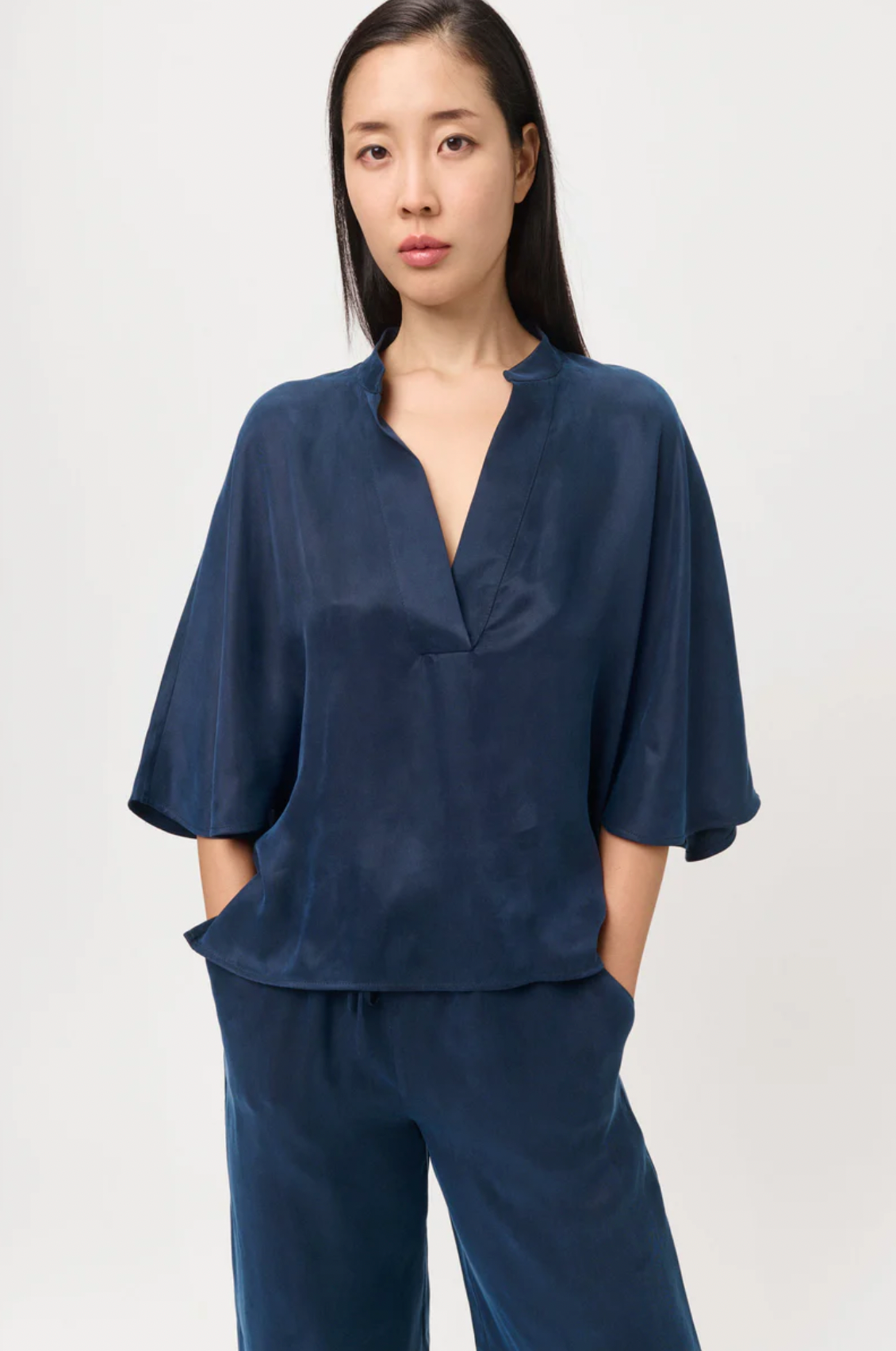 Liesel Blouse Total Eclipse Bluser