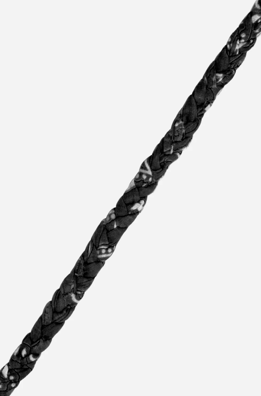 Accessories | Della Bandana Noir Tresse