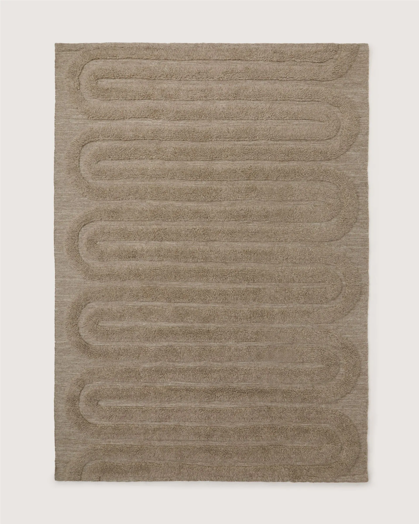 Riklund Wool Rug Beige Melange 190x290 Tepper