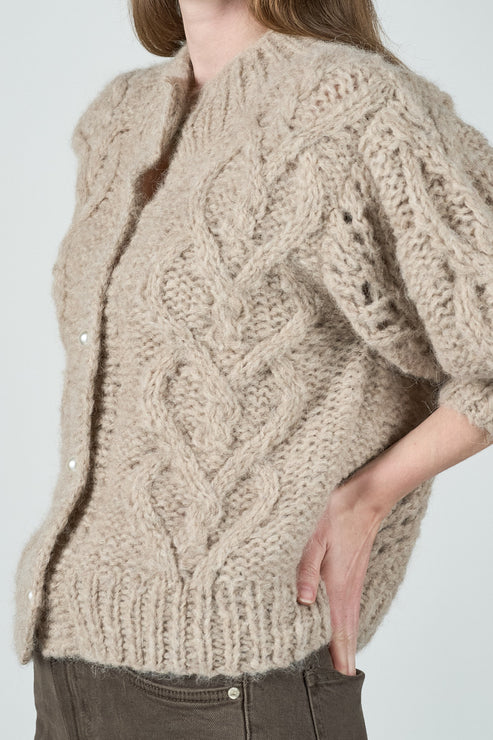 Lilo Cardigan Taupe Cardigans