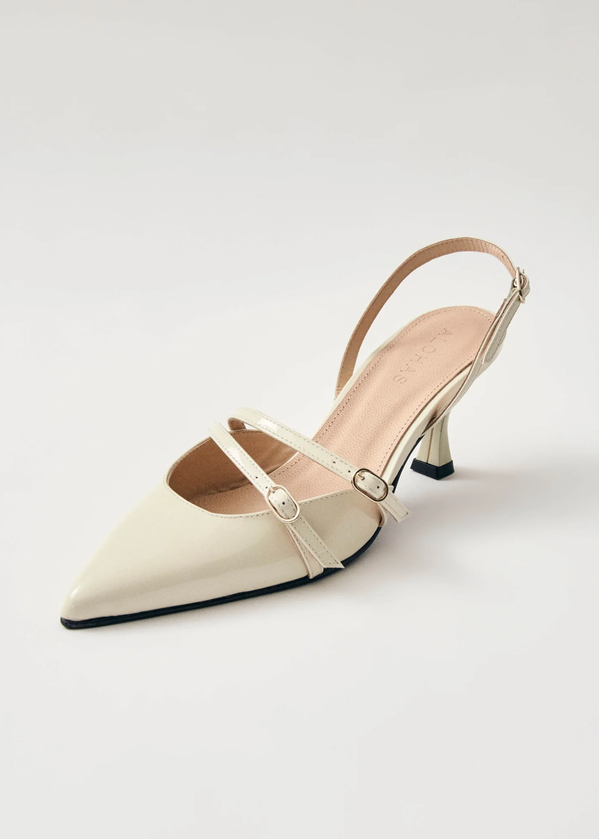 Joelle Onix Cream Leather Pumps Sko