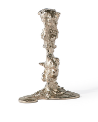 Drip Candle Holder L Silver Interiør