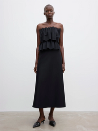 Sculpted Tube Dress Black Kjoler