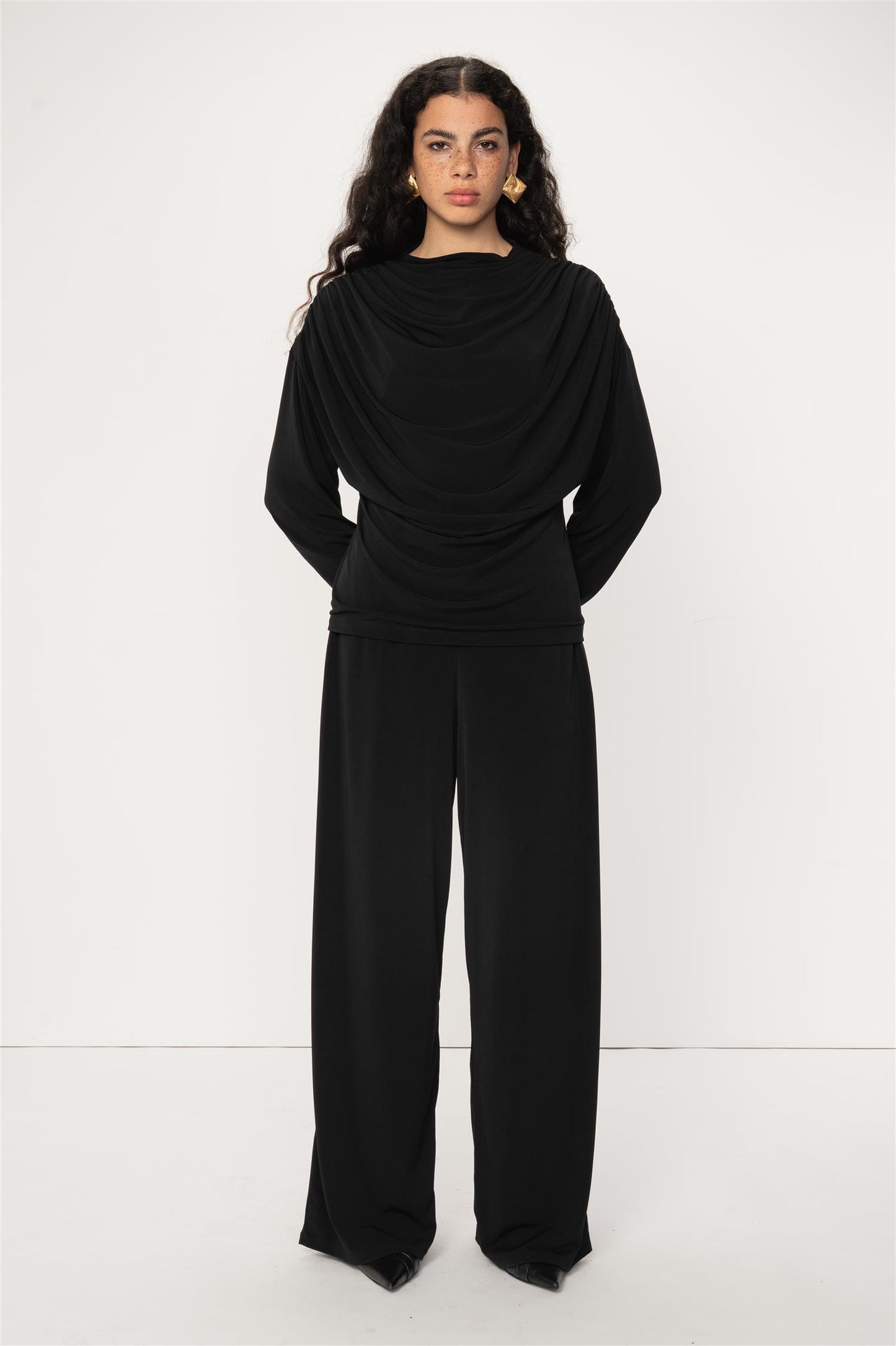 Mirel Top Black Bluser