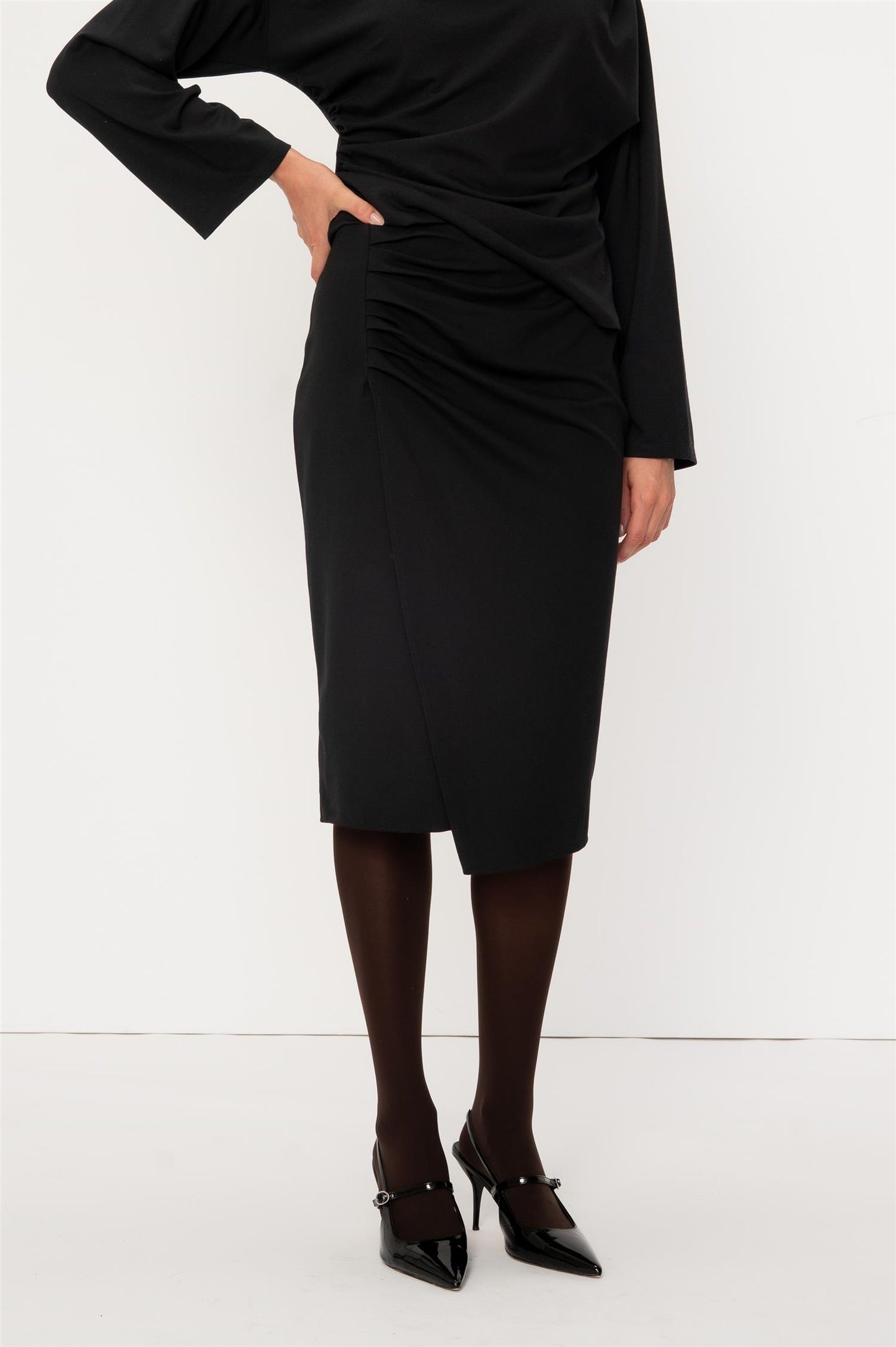 Hadar Skirt Black Skjørt