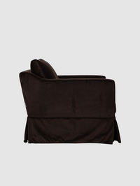 Eden Lounge Chair Chocolate Brown Stoler