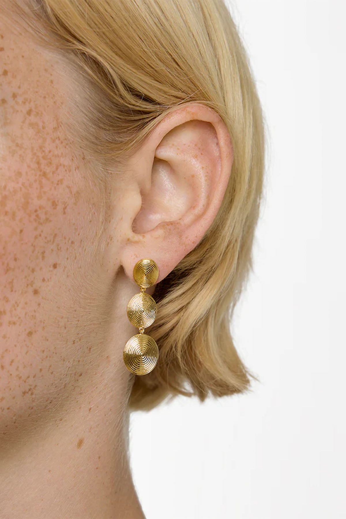 Øredobber | The Ruby Earrings - Gold