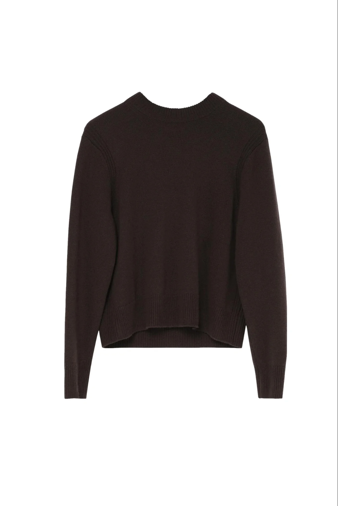 Alma Sweater Dark Brown Gensere