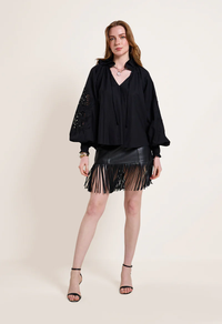 Antonina Top Onyx Black Bluser