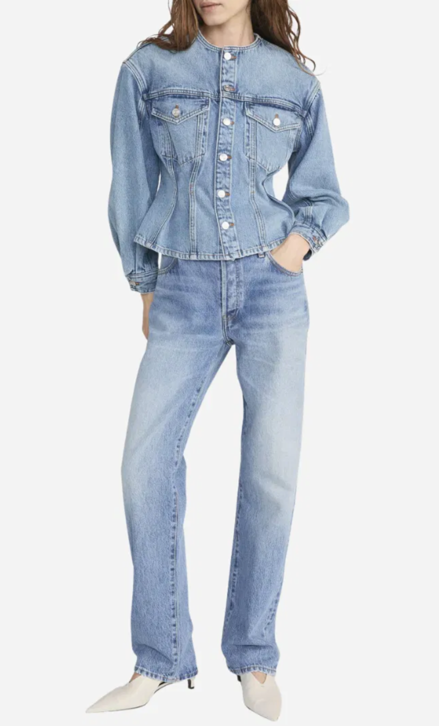 Jakker | The Nipped Collarless Jacket Umbria