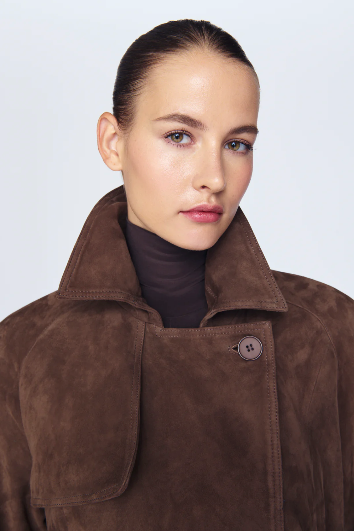 Corrin Suede Coat Coco Yttertøy
