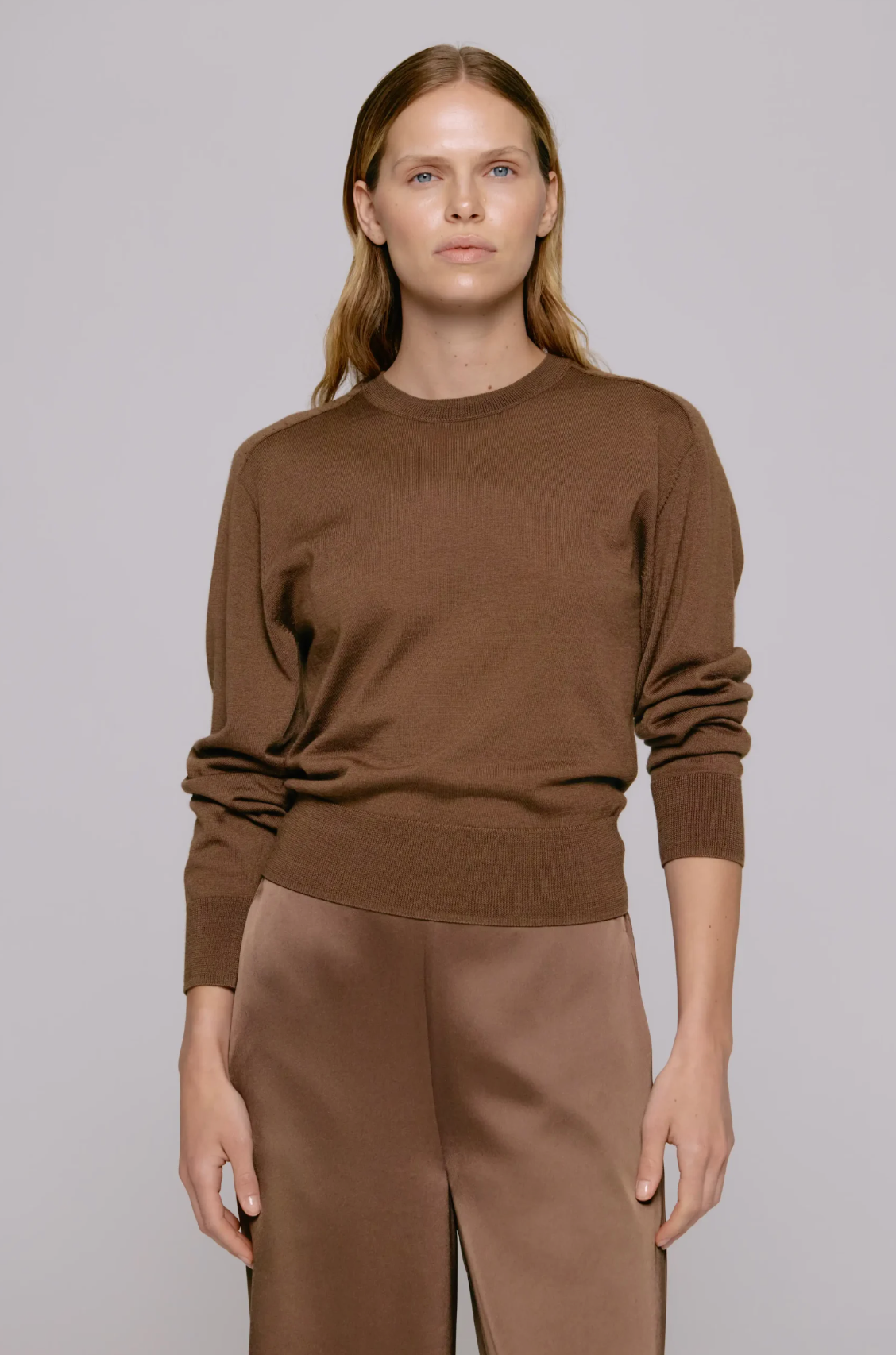 Hanne Sweater Brown Gensere