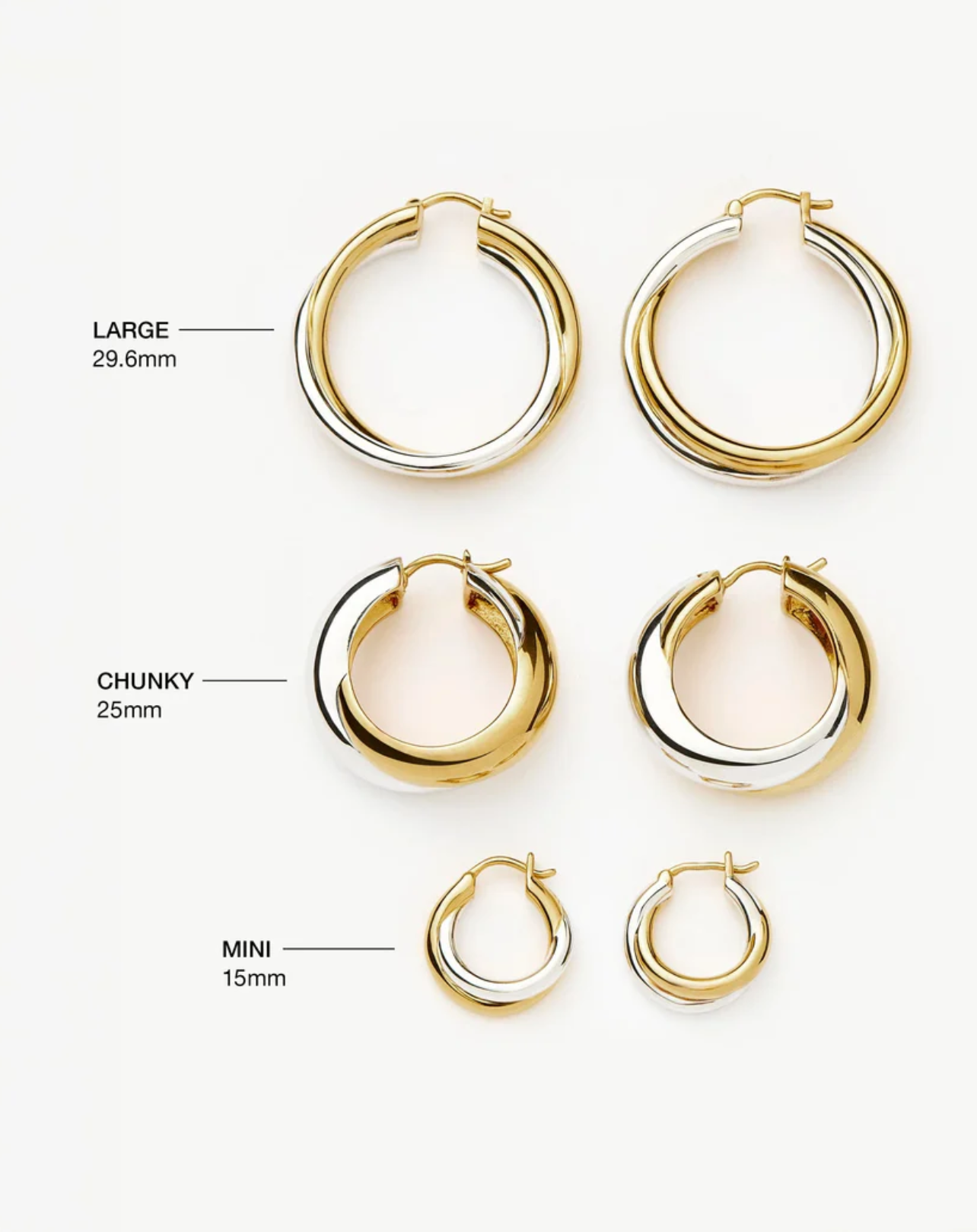Øredobber | Lucy Williams Entwine Small Hoop Earrings