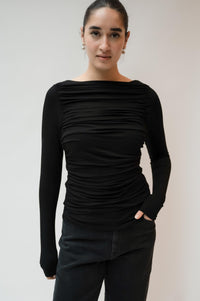 Sabik Top Black Bluser