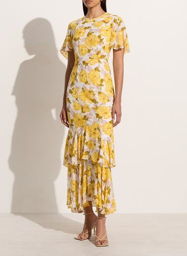 Esperanza Midi Dress Isadora Floral Kjoler