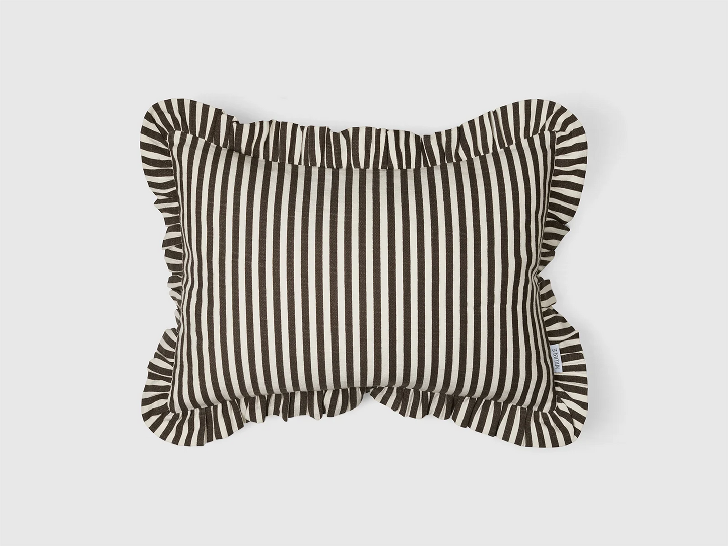 Cami Cushion Cover Ivory/Brown Puter