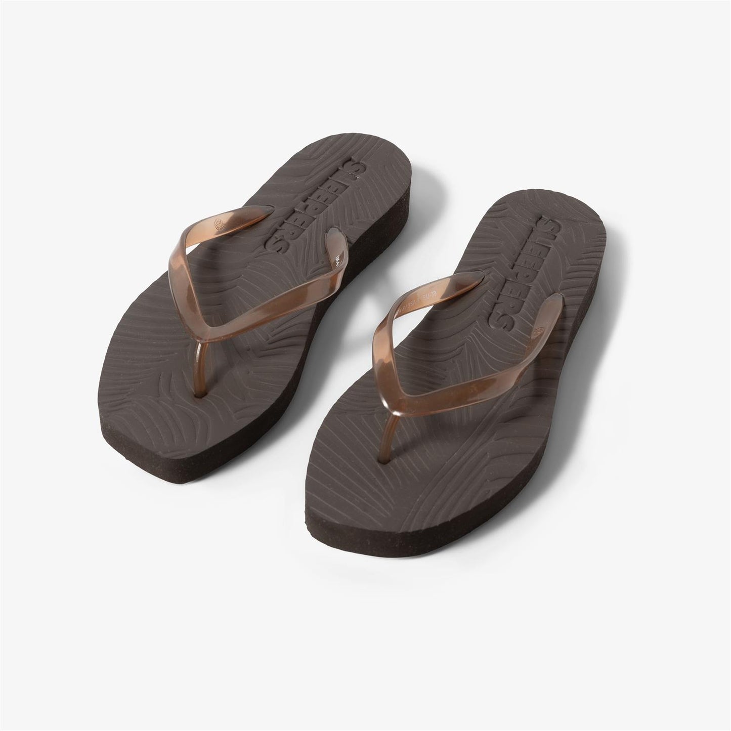 Sko | TAPERED PLATFORM - Brown Transparent