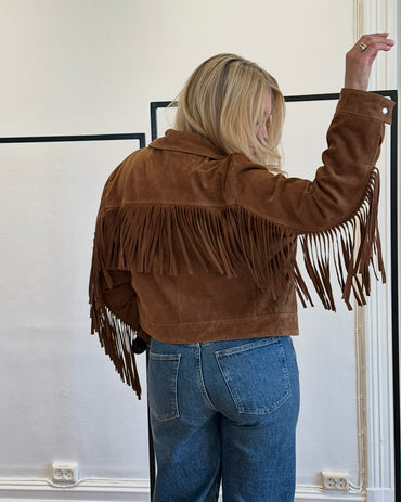 Sue Suede Fringe Jacket Jakker