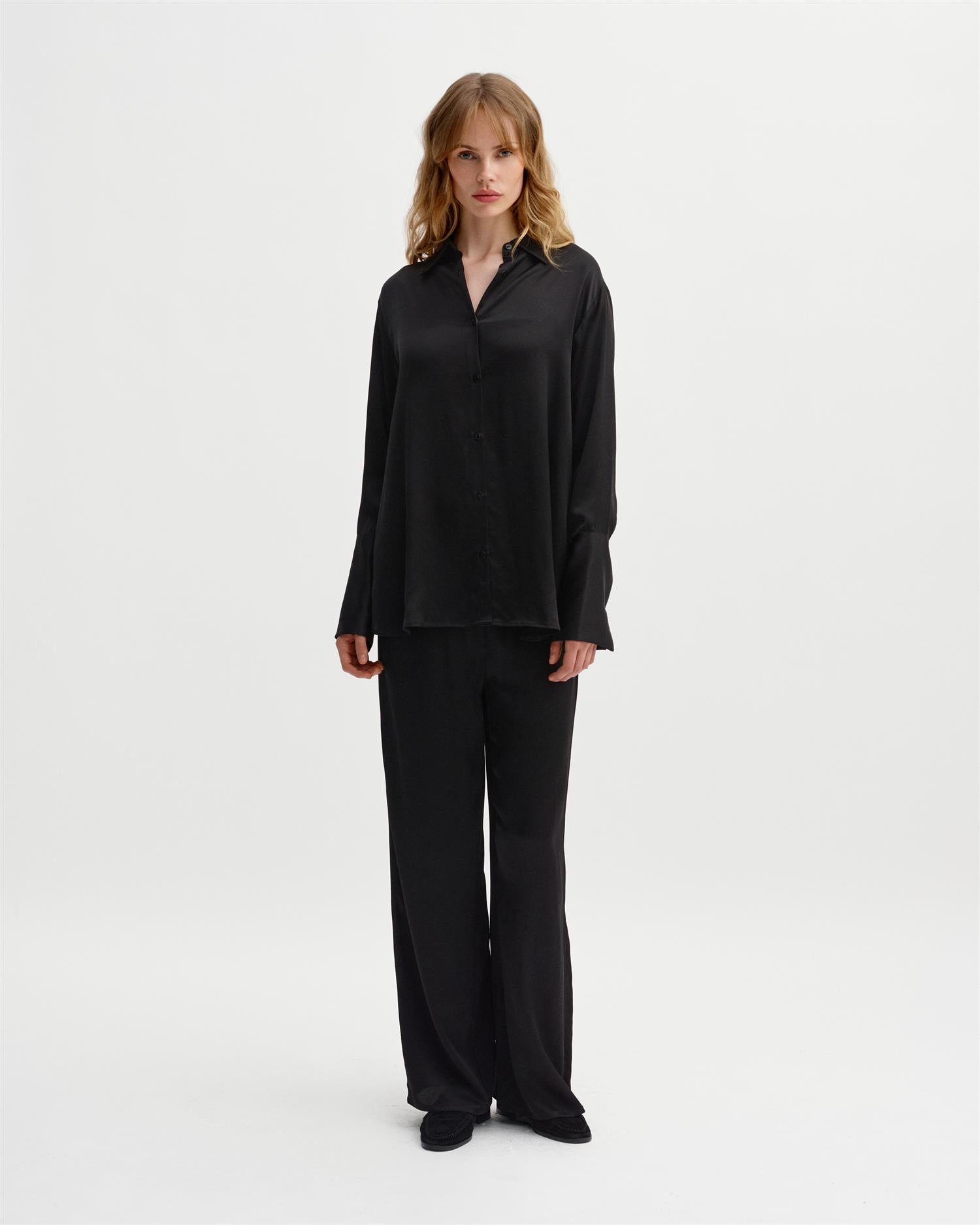 Como Pants Black Bukser