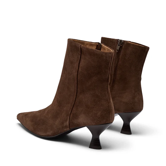Wilma Boots Brown Suede
