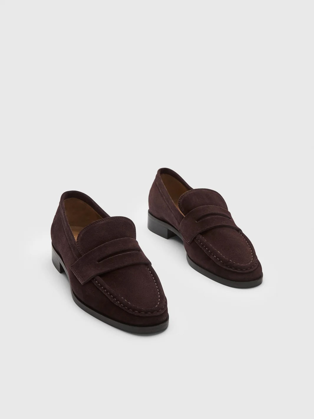 Airola Walnut Suede Loafers Sko