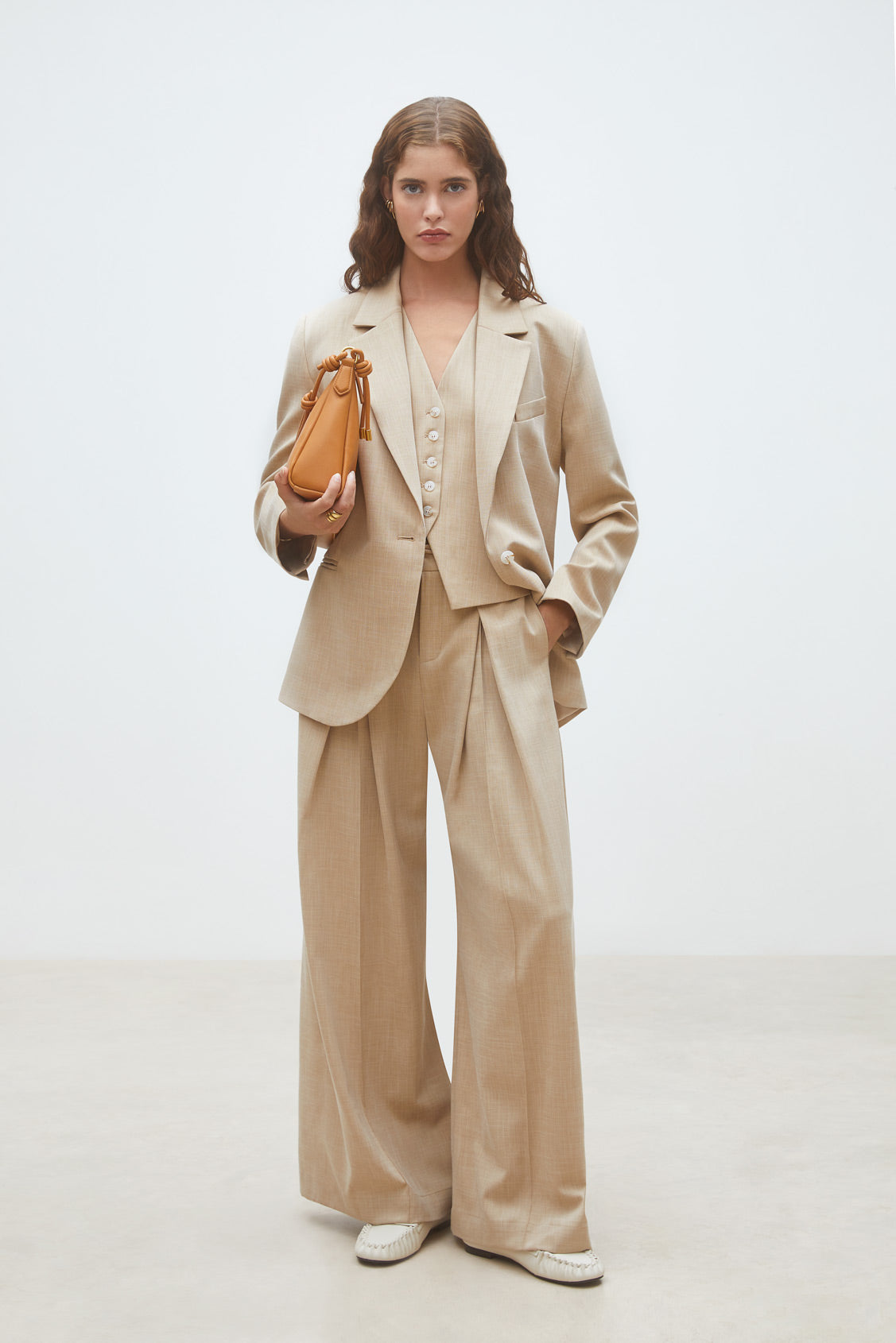 Dwen Blazer Beige Blazere