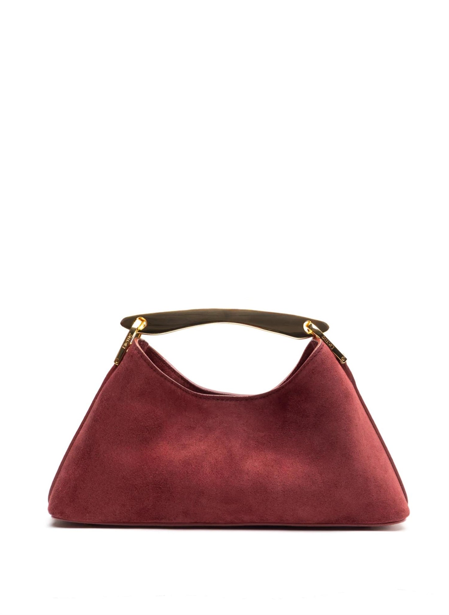 Mini Boomerang Suede Burgundy Vesker