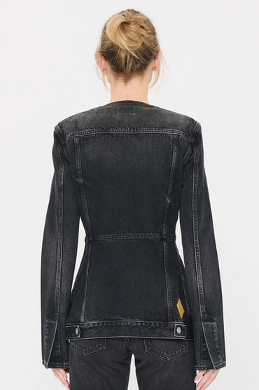Temple Denim Jacket Mid Black Yttertøy