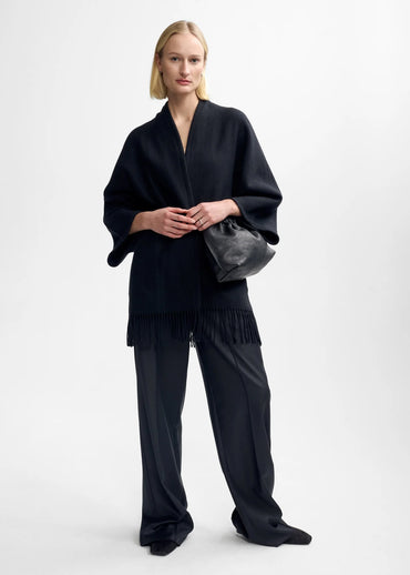 Akila Lambswool Jacket Black Cardigans