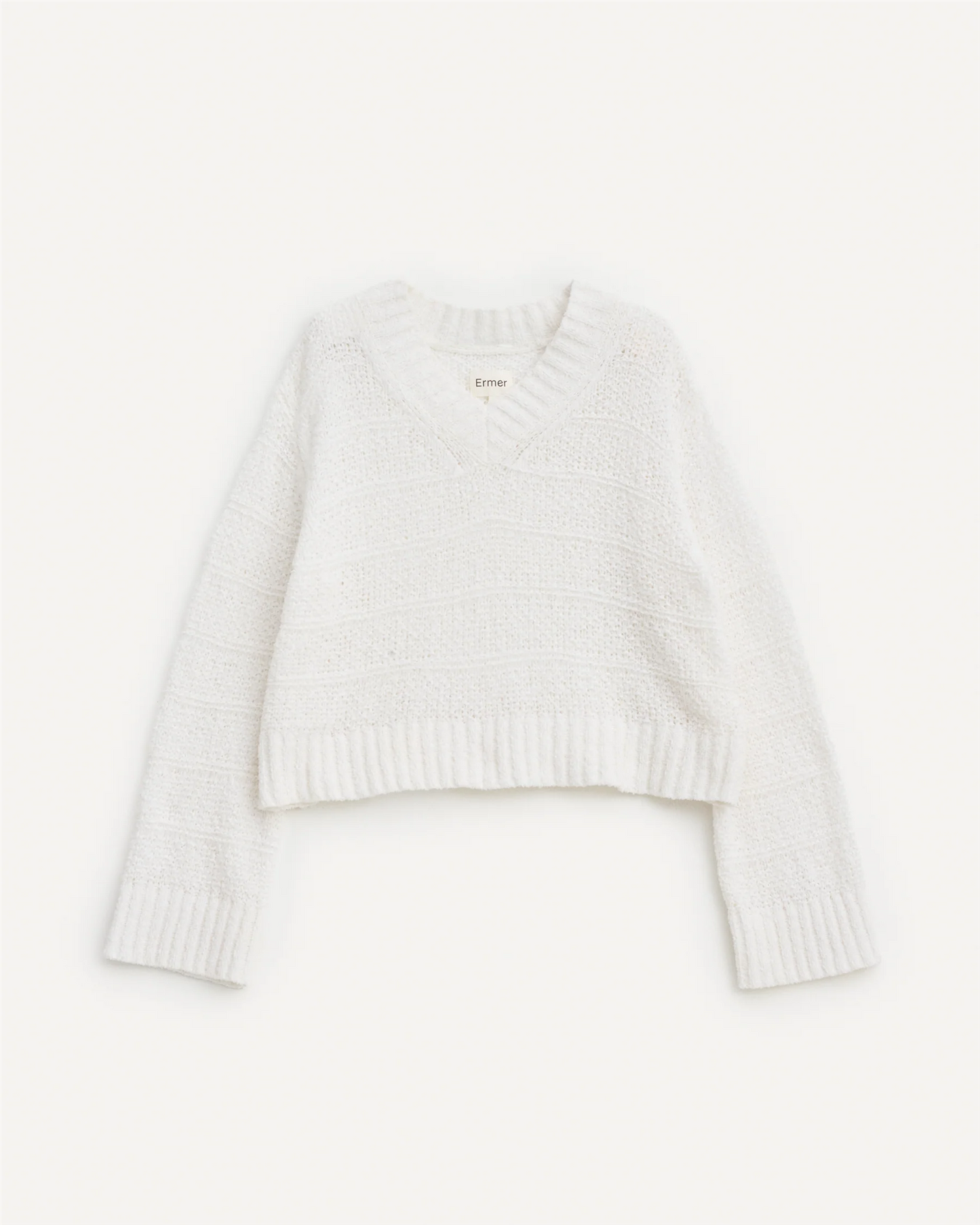 Lugano Sweater White Gensere
