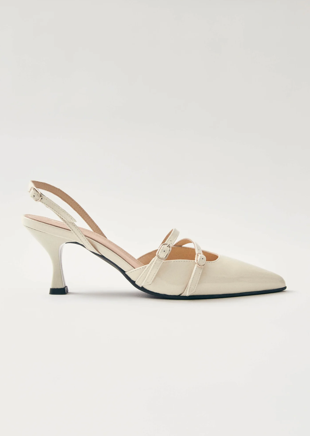 Joelle Onix Cream Leather Pumps Sko