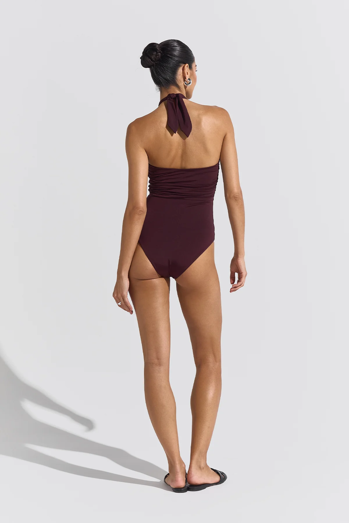 Helio Swimsuit Burgundy Bikini