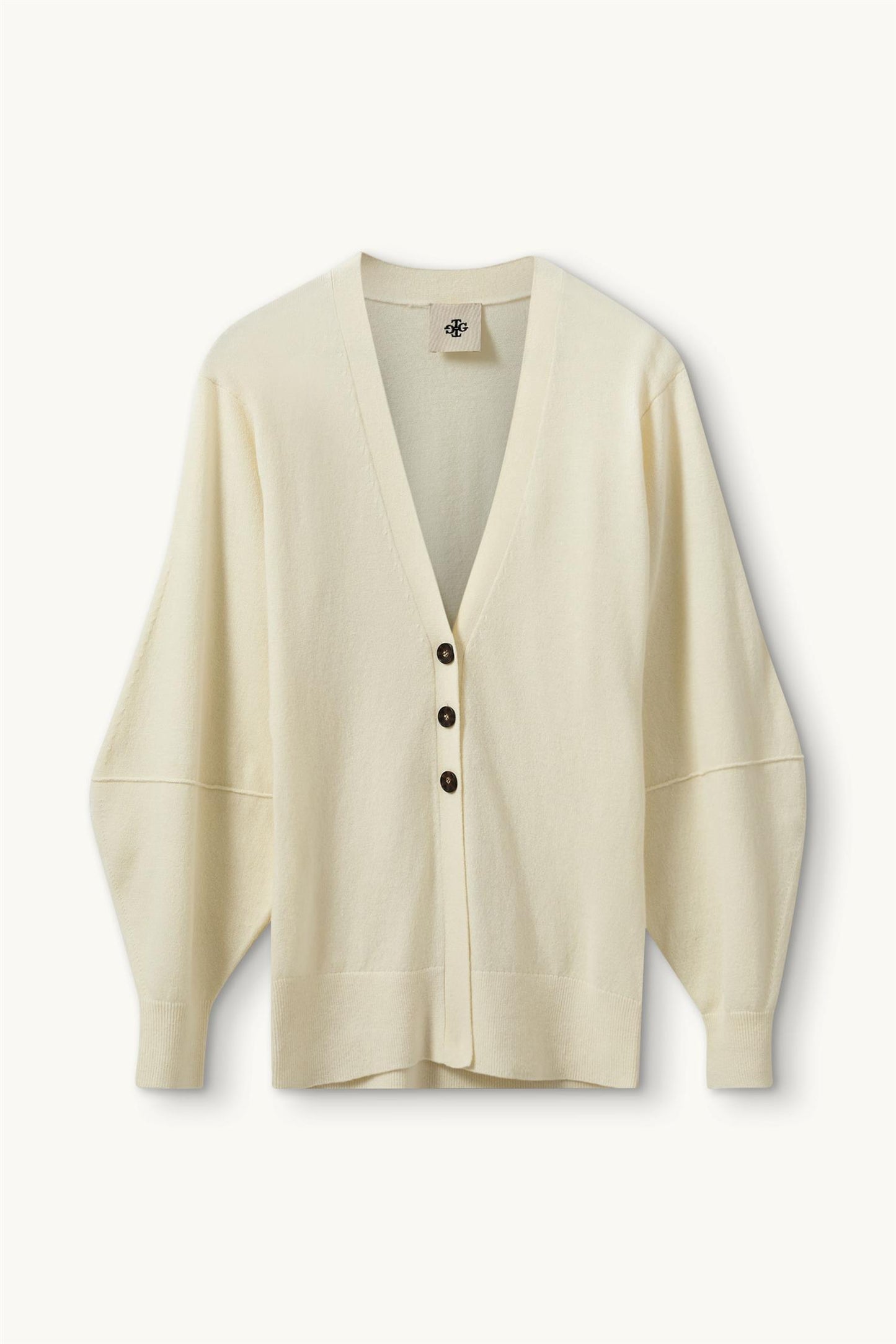 Como Sleeve Cardigan Ivory Cardigans