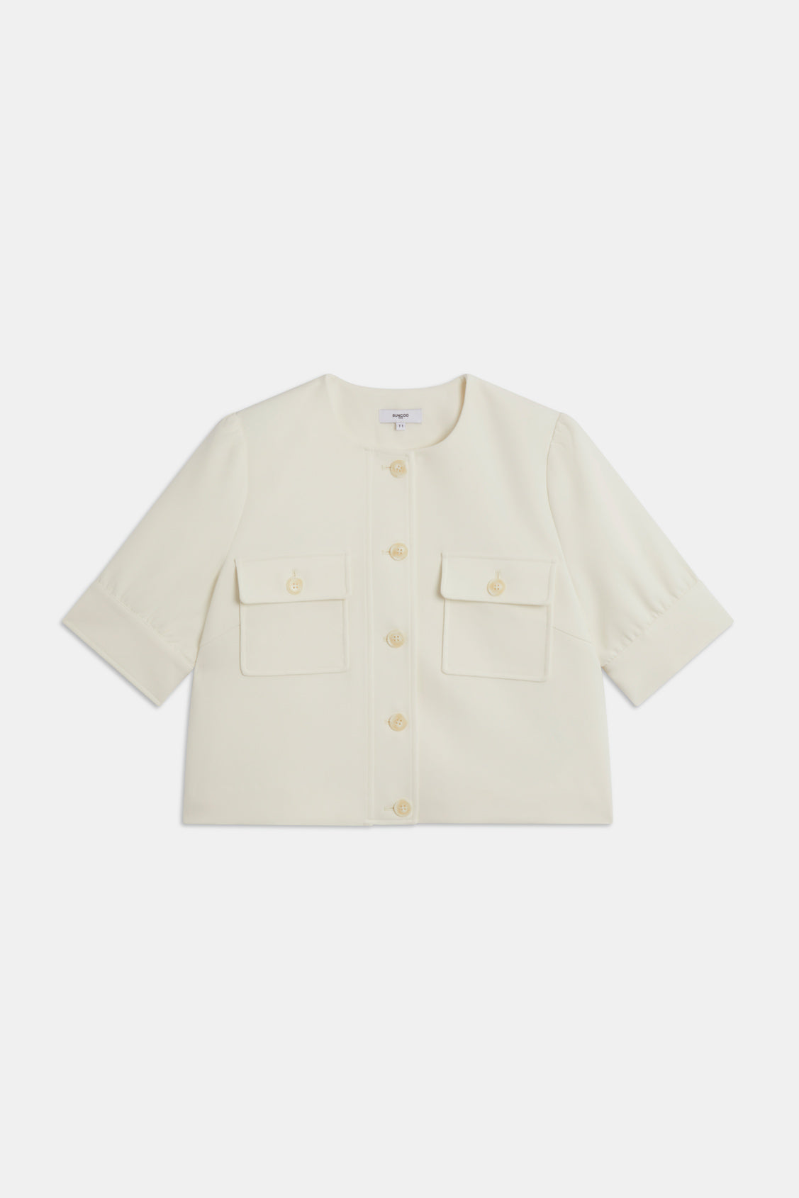 Dune Top Blanc Casse Bluser