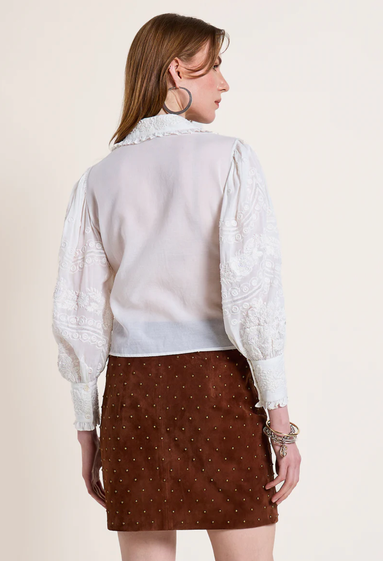 Chetna Top Simply White Bluser