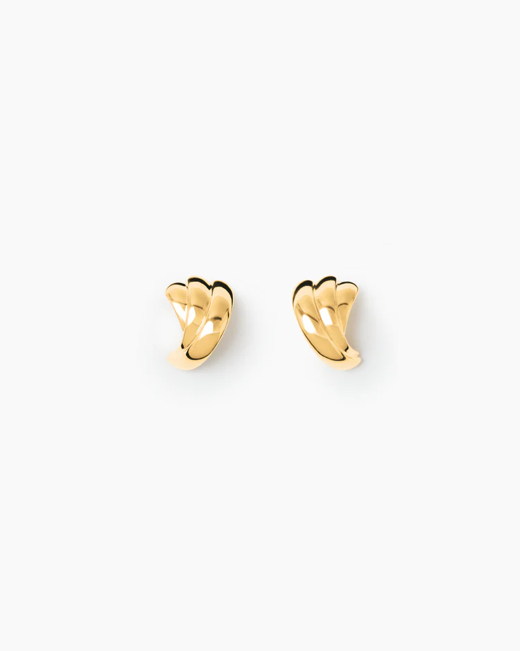 The Magda Earrings Gold Øredobber