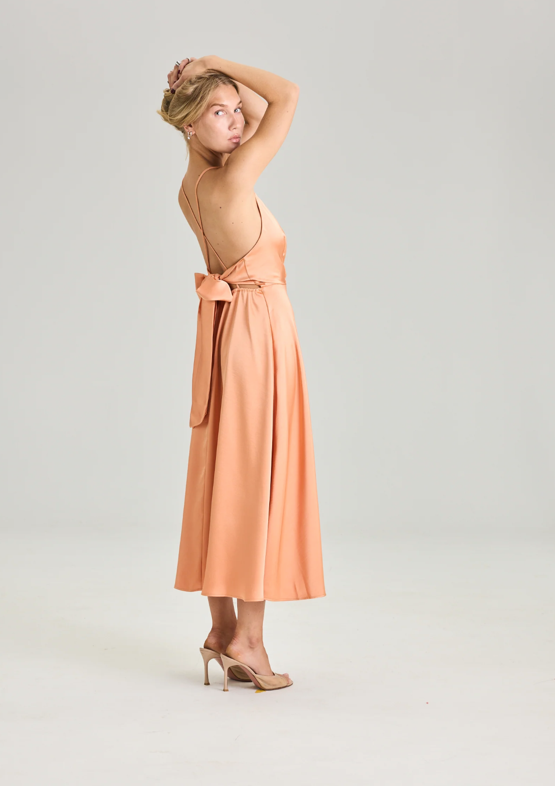 Bow Dress Burned Orange Kjoler