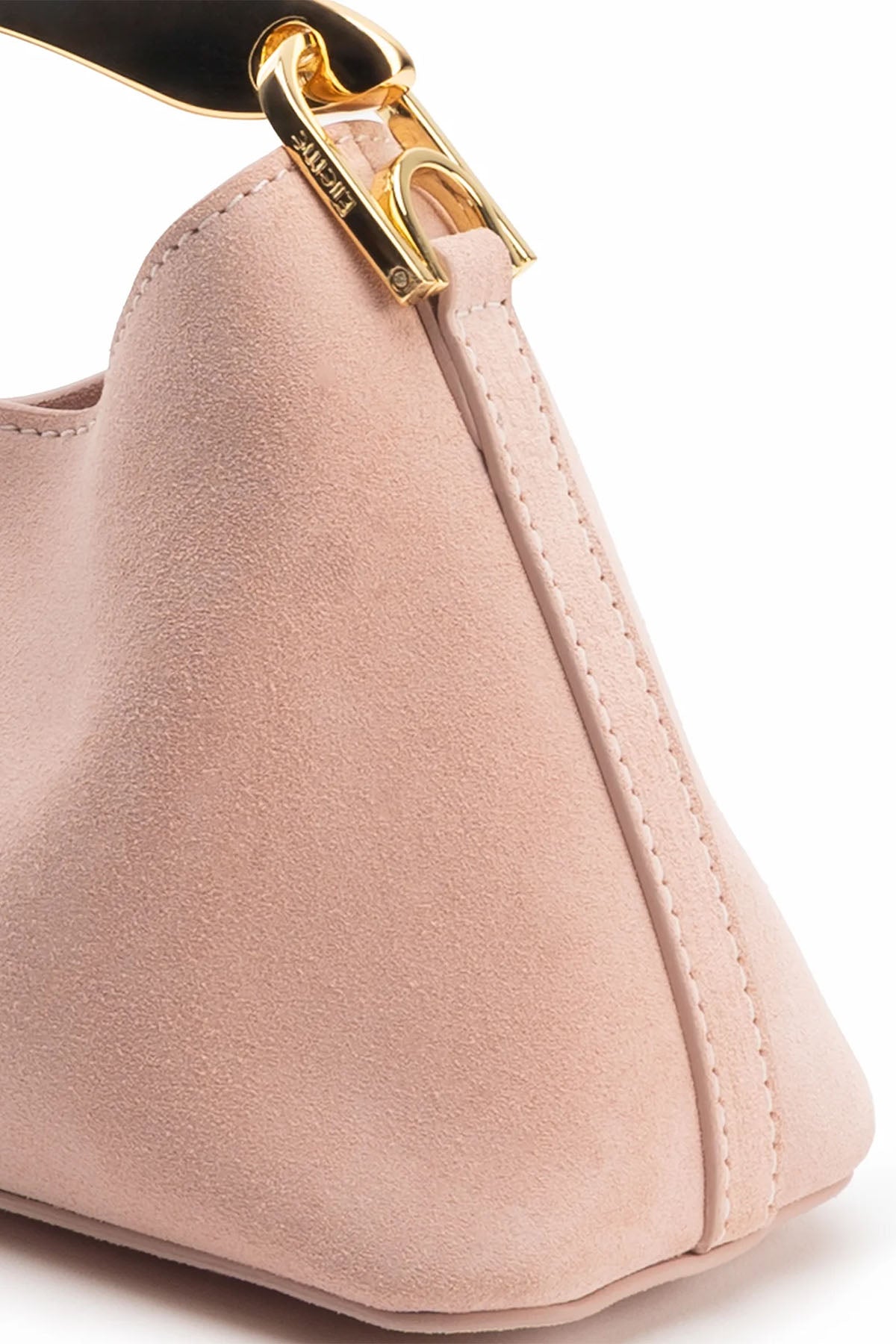 Vesker | Mini Boomerang Suede Pink
