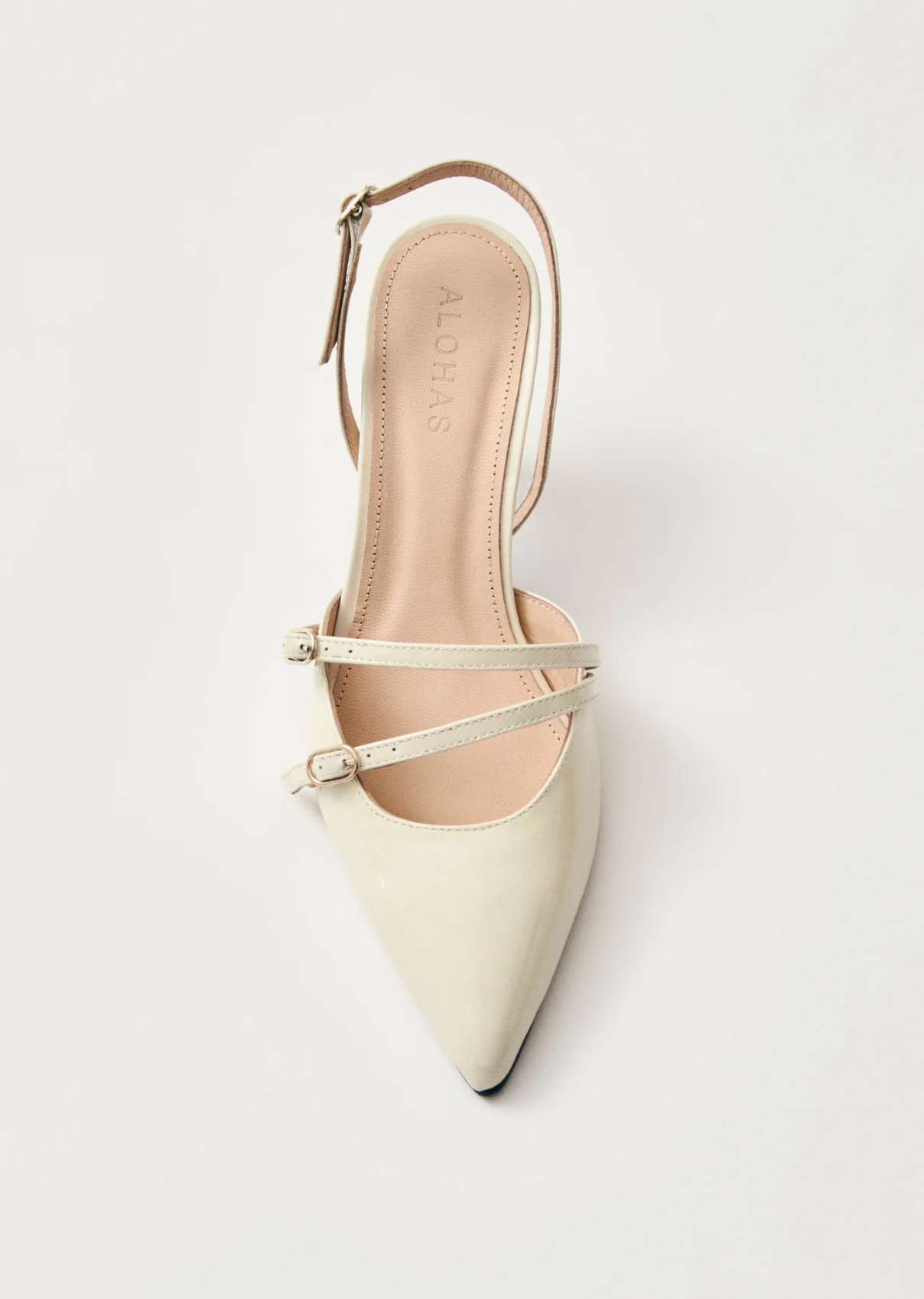 Joelle Onix Cream Leather Pumps Sko