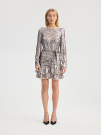 Alba Seq Dress Vintage Grey Kjoler