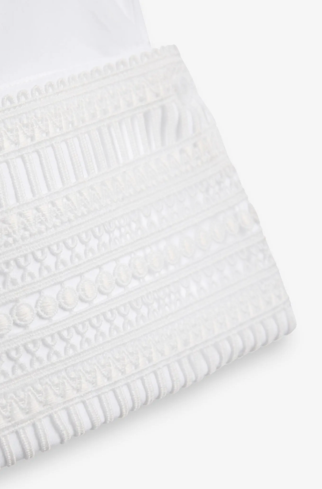 Atari Lace Shirt Bright White Bluser