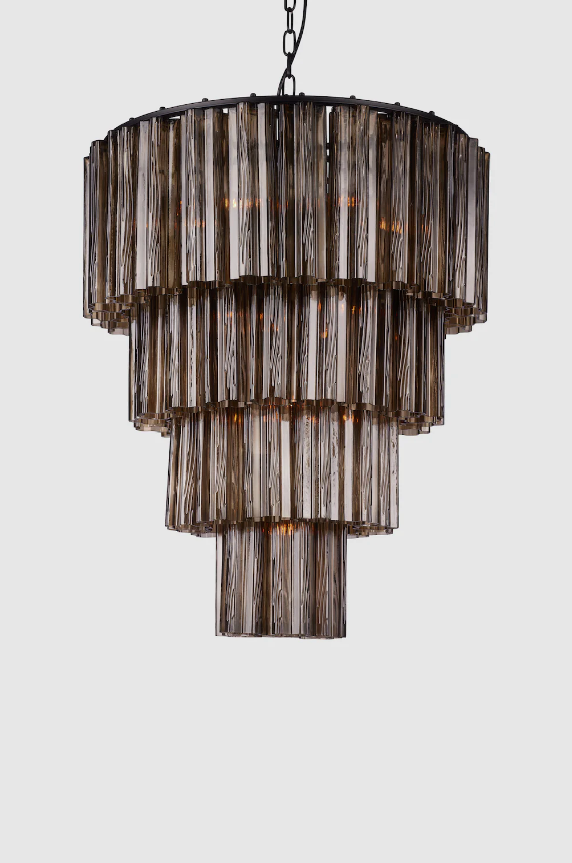 Fontaine Chandelier 4 Layer Brown Lamper